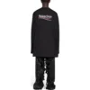 Langærmet T-shirt til Political Campaign, Large Fit “Black” 681046TKVJ11070