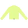 Langærmet top med rund hals “Fluo Yellow” 704103TMVB77204