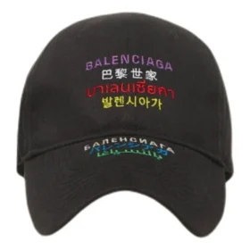 Languages Logo Cap “Black Multicolor” 641238410B21098 Languages Logo Cap “Black Multicolor” 641238410B21098