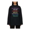 Languages Logo langærmet T-shirt “Black Multicolor” 641667TJVI32771