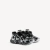 Runner-sneakers til mænd i sort/sølv Runner-sneakers til mænd i sort/sølv
