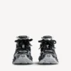 Runner-sneakers til mænd i sort/sølv Runner-sneakers til mænd i sort/sølv