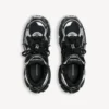 Runner-sneakers til mænd i sort/sølv Runner-sneakers til mænd i sort/sølv