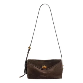 Le 7 skuldertaske, medium “Moka” 8681022ACJ02362