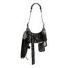 Le Cagole Collector XS skuldertaske med rhinestones “Black” 6713092AASO1000