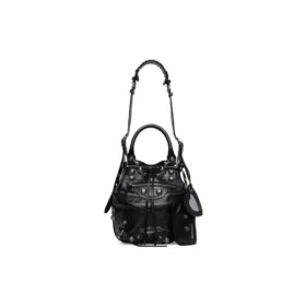 Le Cagole lille bucket-taske “Black” 7024321VG9Y1000