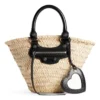 Le Cagole lille kurv “Beige Black” 7710652AAVE9260