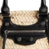 Le Cagole lille kurv “Beige Black” 7710652AAVE9260