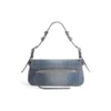 Le Cagole lille skuldertaske i Denim “Blue” 7716402109U4715
