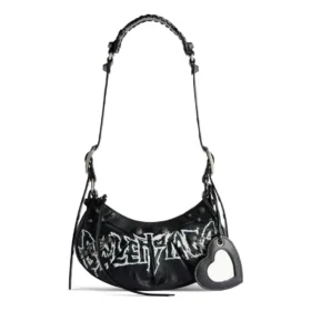 Le Cagole XS skuldertaske DIY Metal “Black” 6713092AAXE1090