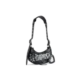 Le Cagole XS skuldertaske DIY Metal “Black” 6713092AAXE1090