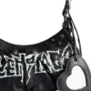 Le Cagole XS skuldertaske DIY Metal “Black” 6713092AAXE1090
