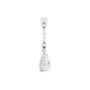 Le Cagole Xs skuldertaske DIY Metal “White” 6713092AAXE9066