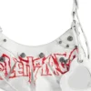 Le Cagole Xs skuldertaske DIY Metal “White” 6713092AAXE9066