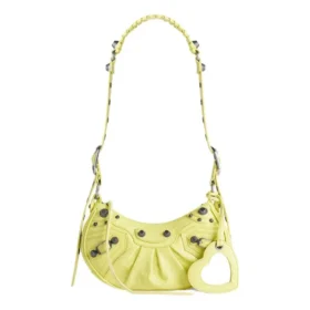 Le Cagole Xs skuldertaske “Lime” 6713091VG9Y7302