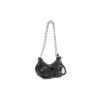 Le Cagole Xs skuldertaske med kæde “Black” 7128131VG9Y1000