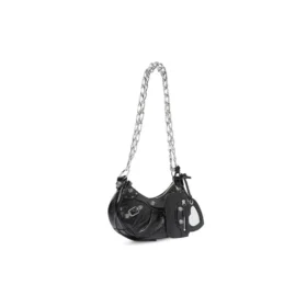Le Cagole Xs skuldertaske med kæde “Black” 7128131VG9Y1000