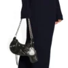 Le Cagole Xs skuldertaske med kæde “Black” 7128131VG9Y1000
