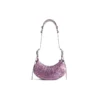 Le Cagole XS skuldertaske med leopardmønster “Pink” 6713092AAV75651