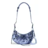 Le Cagole XS skuldertaske, metalliseret “Lilla” 6713090GT3Y5214
