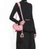 Le Cagole XS skuldertaske “Pink” 6713091VG9Y5812