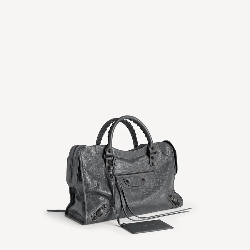 Le city bag medium i vulkansk sten Le city bag medium i vulkansk sten