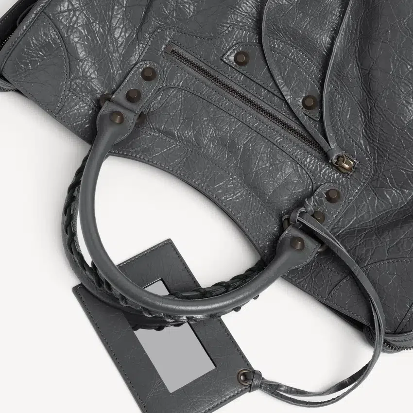 Le city bag medium i vulkansk sten Le city bag medium i vulkansk sten