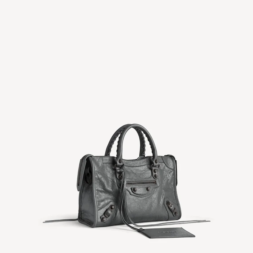 Le city bag small i vulkansk sten Le city bag small i vulkansk sten