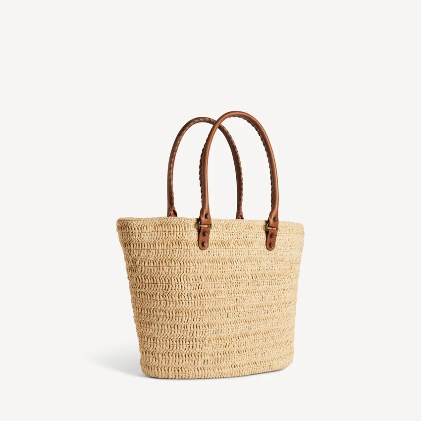 Le City Basket Medium til kvinder i farven natural/camel Le City Basket Medium til kvinder i farven natural/camel