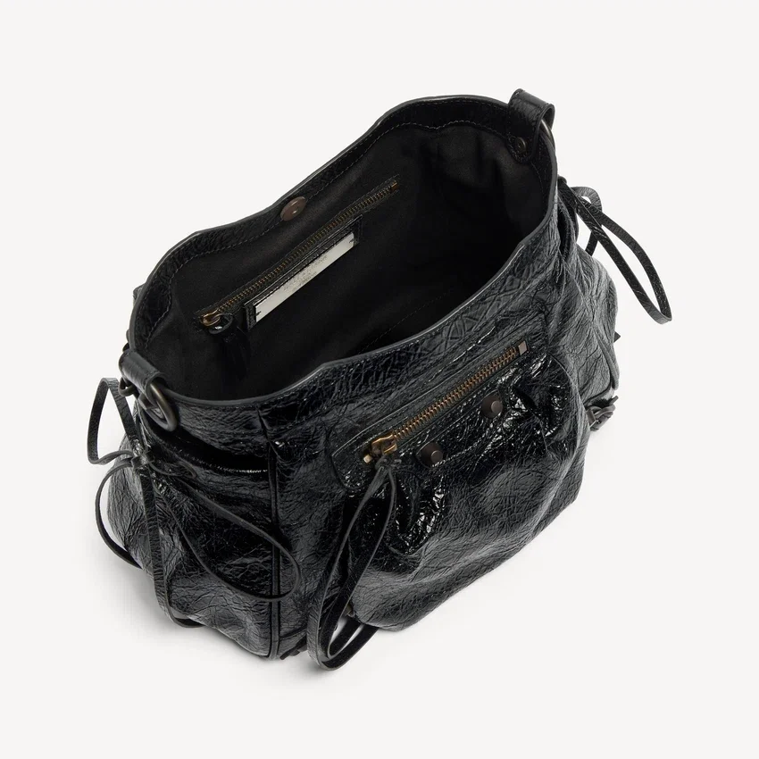 Le City-bucket-taske til kvinder, lille, i sort Le City-bucket-taske til kvinder, lille, i sort