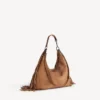 Le City Hobo-taske til kvinder, medium, i kamel