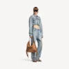 Le City Hobo-taske til kvinder, medium, i kamel