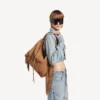 Le City Hobo-taske til kvinder, medium, i kamel