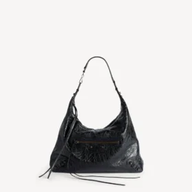 Le City Hobo-taske til kvinder, medium, i sort
