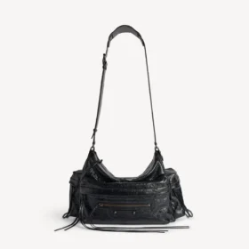 Le City multipocket crossbody-taske til mænd, medium, i sort