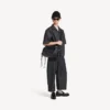 Le City multipocket crossbody-taske til mænd, medium, i sort