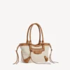 Le City strandtaske til kvinder, lille, i beige/kamel