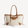 Le City strandtaske til kvinder, medium, i beige/kamel