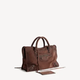 Le City-taske til kvinder, medium, i lys espresso