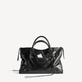 Le City-taske til kvinder, medium, i sort
