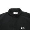 Logo Intarsia regnfrakke “Black” 681449TLO061000