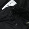 Logo Intarsia regnfrakke “Black” 681449TLO061000