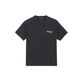 Logo, løs pasform, korte ærmer, unisex, sort 556150TAV441000