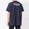 Logo-mønster, kortærmet, unisex, marineblå 556150TAV444128