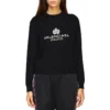 Logo-sweatshirt med rund hals, sort 595106T15511073