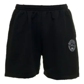 Logo-sweatshorts i børstet stof “vasket sort” 676137TMVA39034 Logo-sweatshorts i børstet stof “vasket sort” 676137TMVA39034