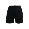 Logo-sweatshorts i børstet stof “vasket sort” 676137TMVA39034