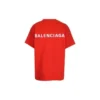 Logo-T-shirt i regular fit “Bright Red” 612965TMVF43168