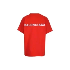 Logo-T-shirt i regular fit “Bright Red” 612965TMVF43168