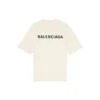 Logo-T-shirt, medium pasform, “Beige” 612966TMVF49069